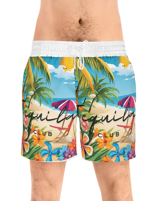 Load image into Gallery viewer, Men&#39;s Mid-Length Swim Shorts (AOP)
