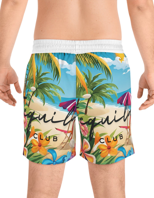 Load image into Gallery viewer, Men&#39;s Mid-Length Swim Shorts (AOP)
