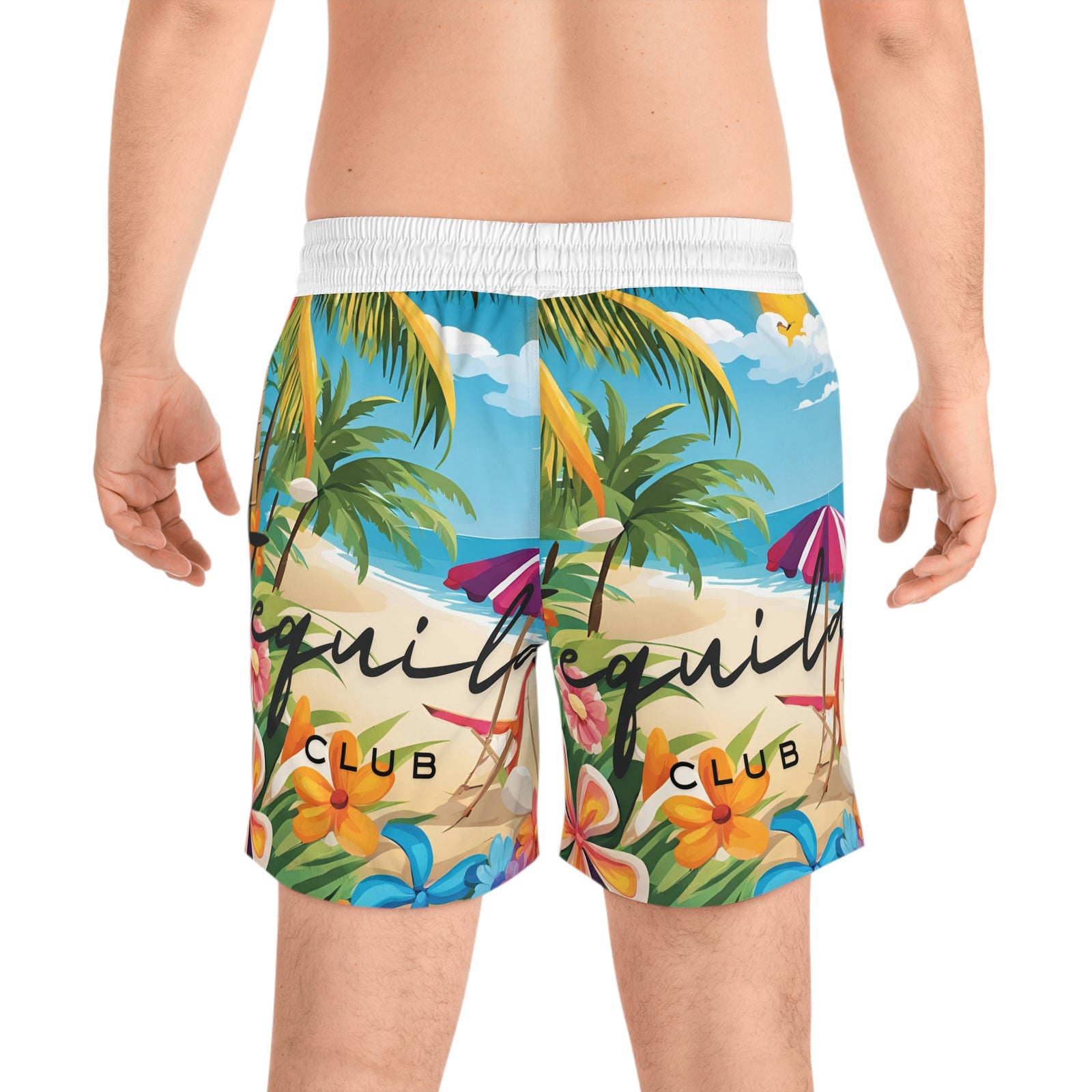 Men's Mid-Length Swim Shorts (AOP)